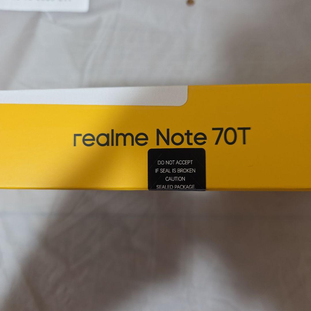 スマートフォン本体 realme Note 70T 128GB 4GB RAM