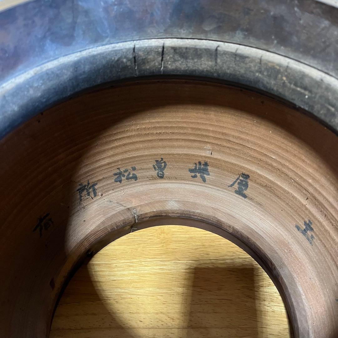 100年前　アンティーク　希少品　昭和3年製　昭和レトロ　ヴィンテージ　木製火鉢