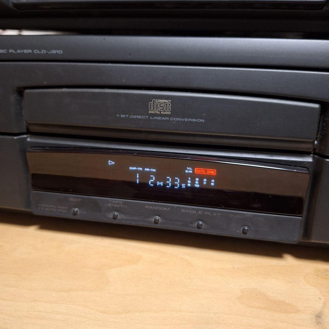 Pioneer private J710 コンポ LD/カセット現状品