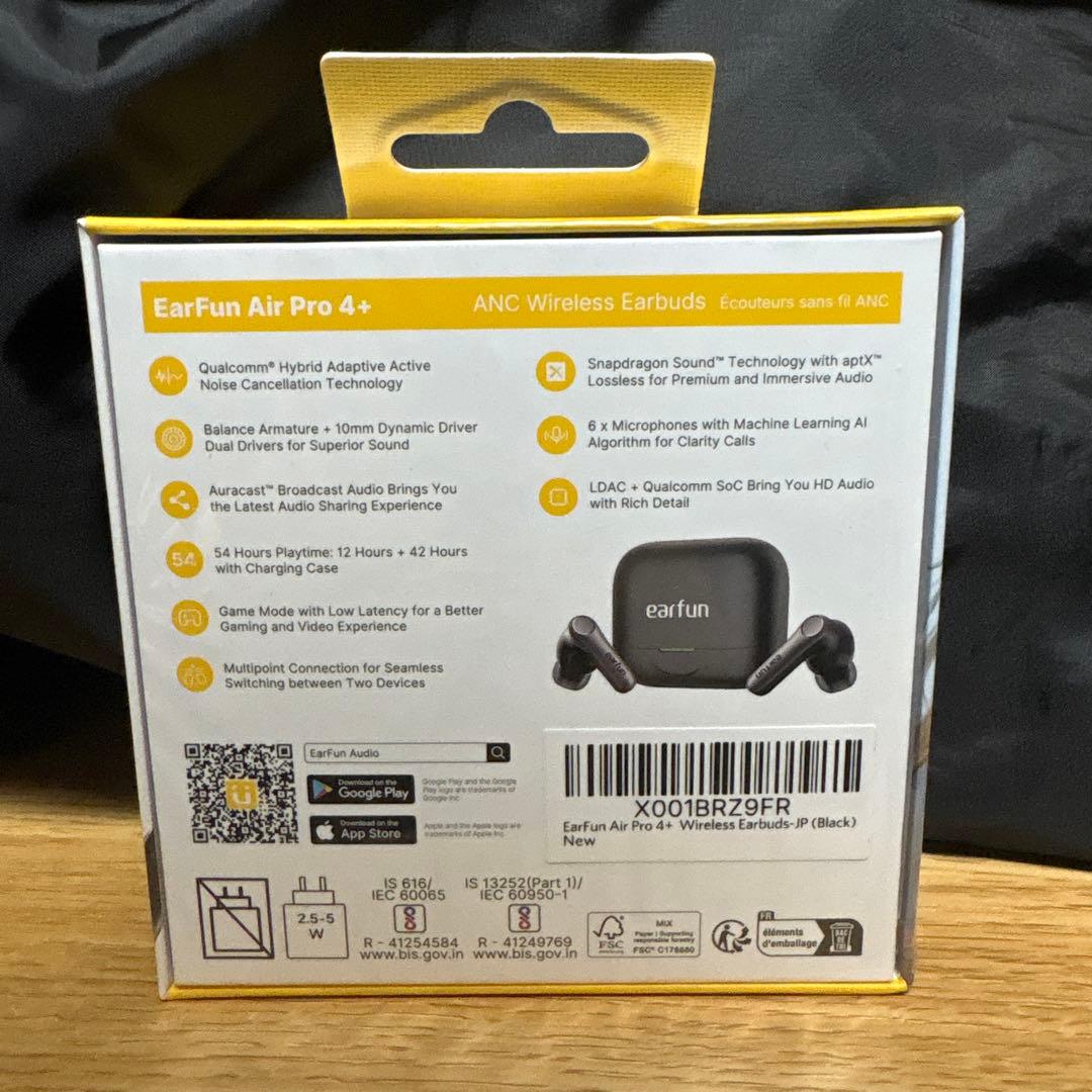 新品未開封 Earfun Air pro 4+