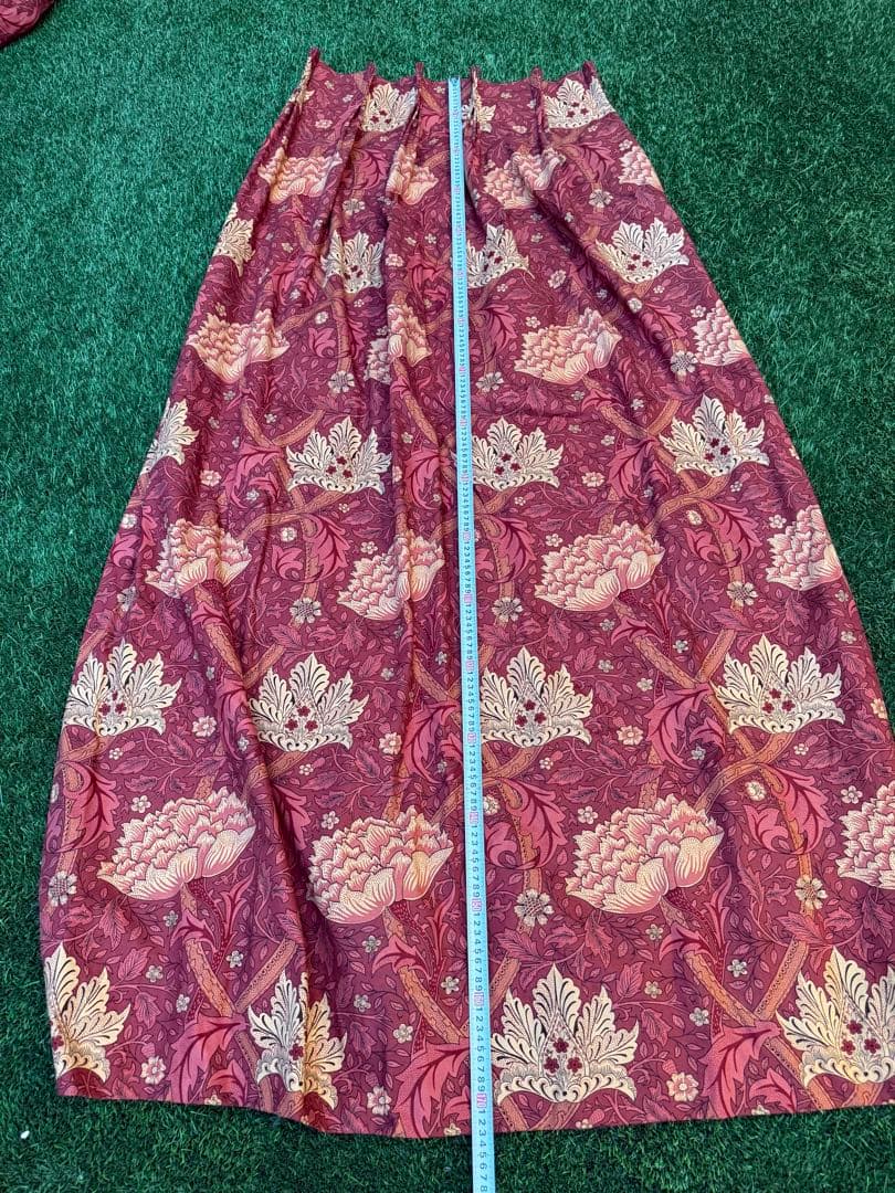 Morris & Co. 花柄ドレープカーテン