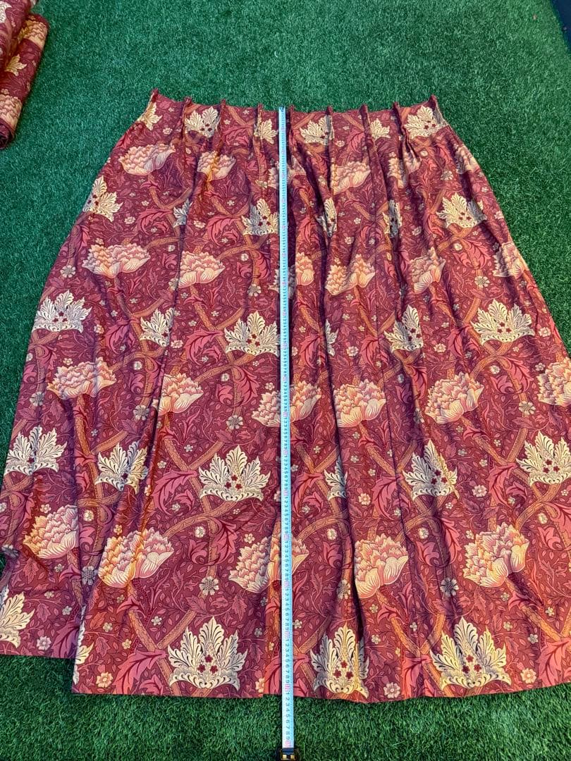 Morris & Co. 花柄ドレープカーテン