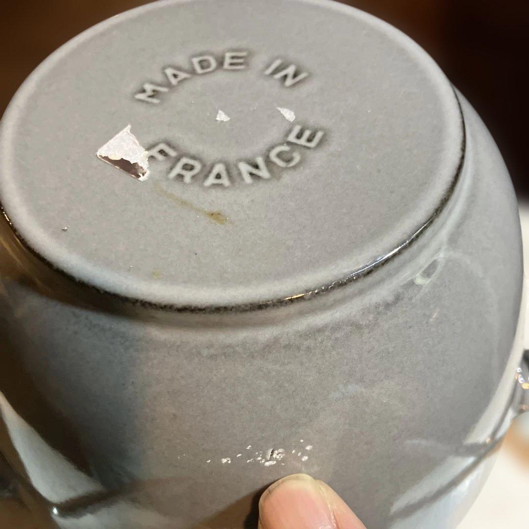 S*A様 STAUB LA THIERE グレー やかん　琺瑯