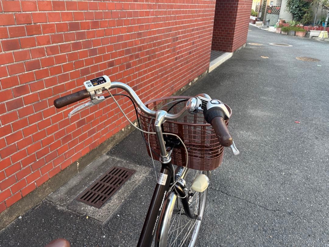 おしゅし Panasonic 電動アシスト自転車 ダークブラウン
