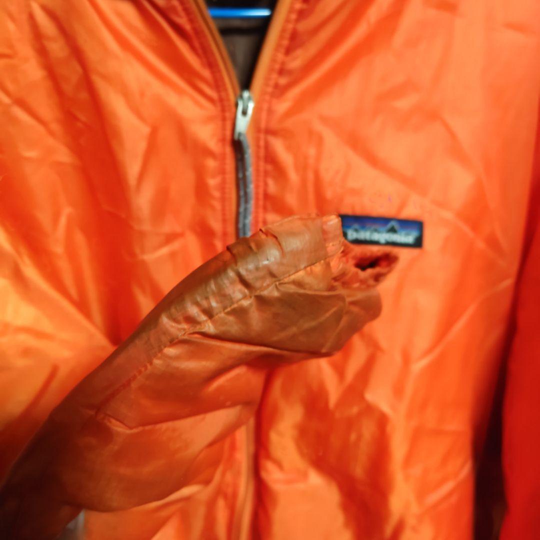 マ*ズ様 希少patagonia パフボールセーターダスパーカー02年製L オレ