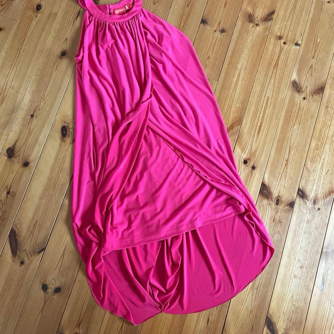 ❤︎チャコット【ピンク ドレープデザイン 社交ダンス】ラテン