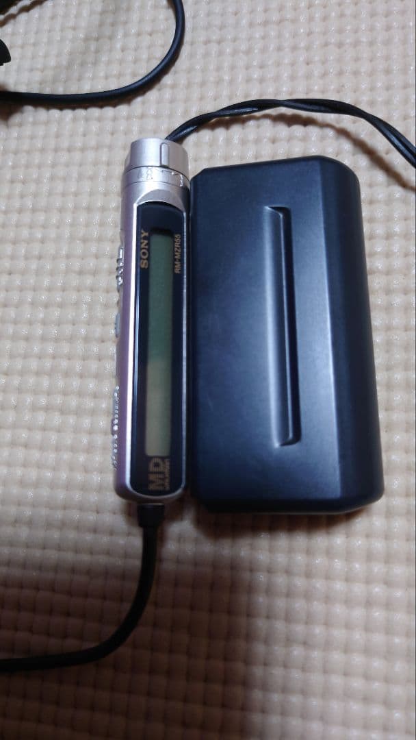 SONY ソニー MZ-R55 MDウォークマン 中古ディスク20枚付き