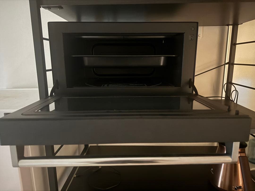 ※ダイヤル部分破損※BALMUDA オーブンレンジ ブラック