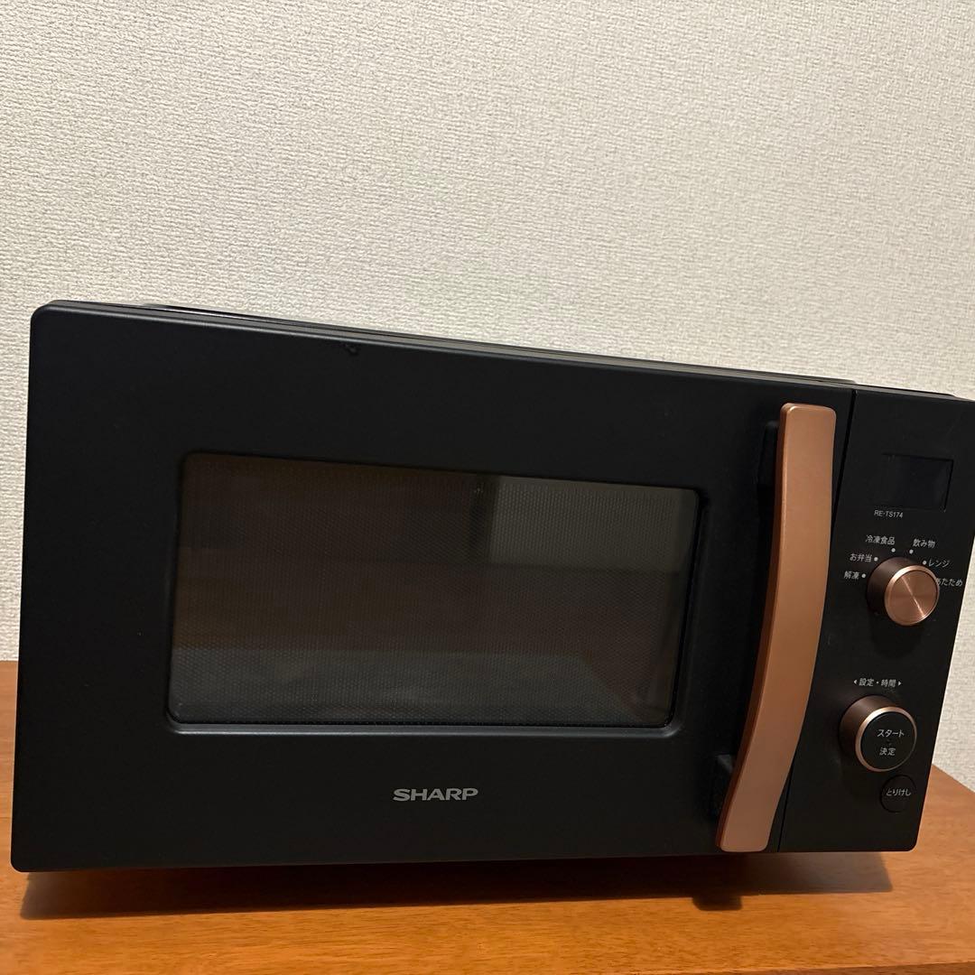 SHARP 電子レンジ　RE-TS174-B ブラック