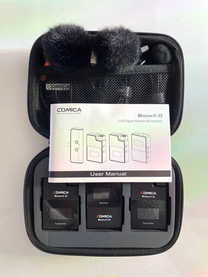 【美品】COMICA BoomX-D2ワイヤレスピンマイク　カメラ&スマホ対応