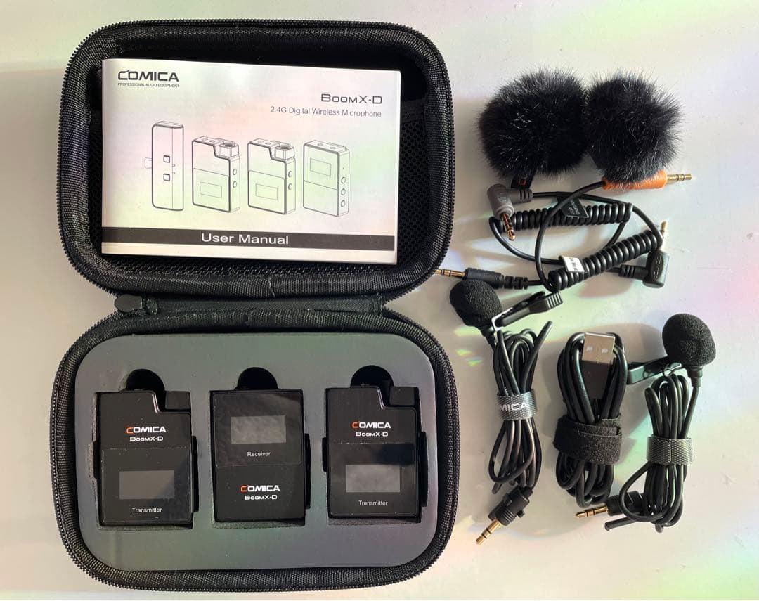 【美品】COMICA BoomX-D2ワイヤレスピンマイク　カメラ&スマホ対応