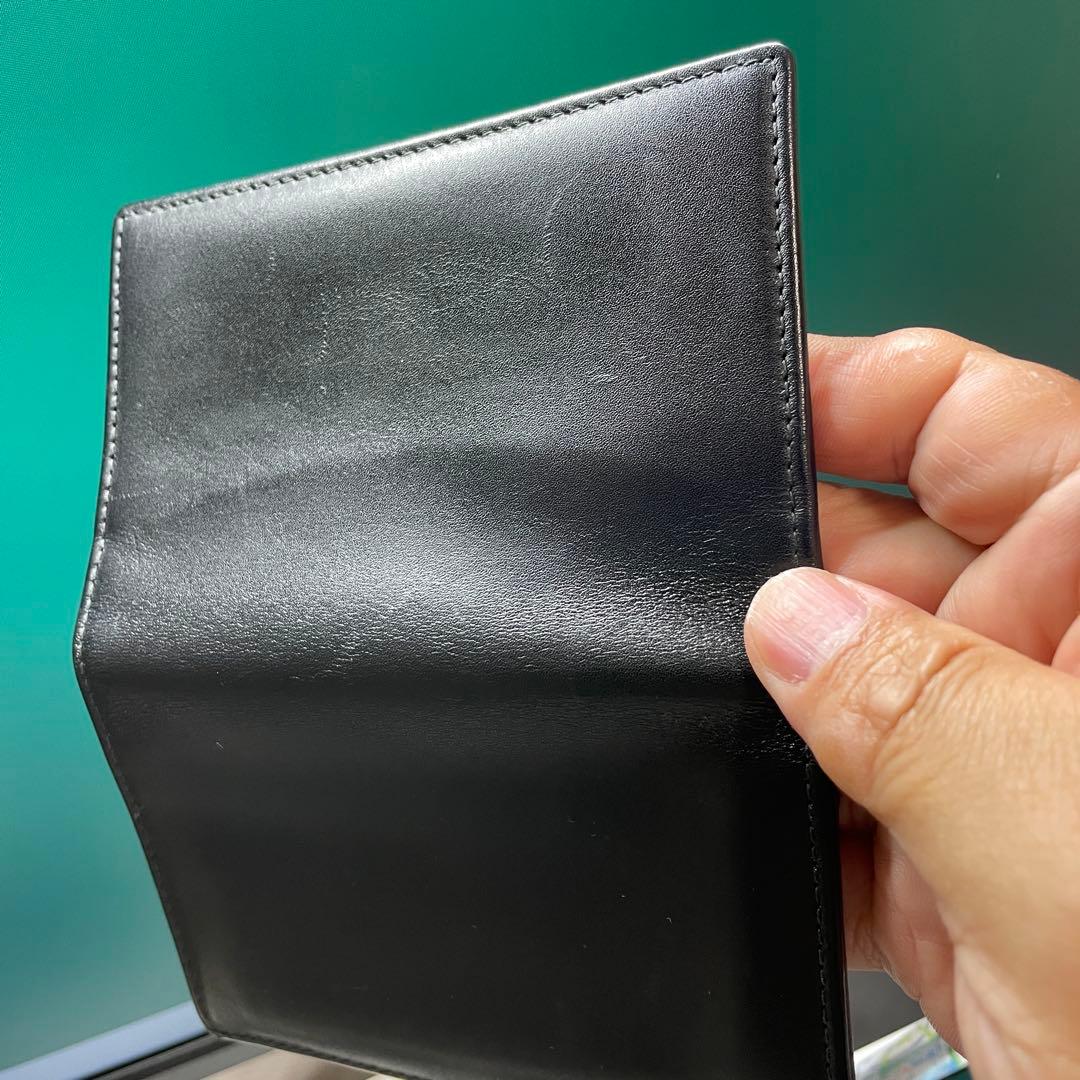 ETTINGER エッティンガー 名刺入れ カードケース ブラック　パープル