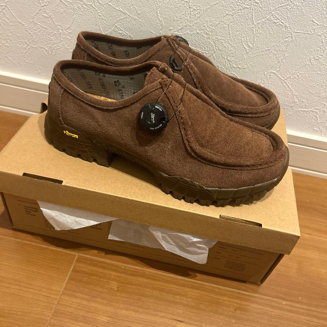 playground pg KNOCK 2 BROWN clarks ワラビー