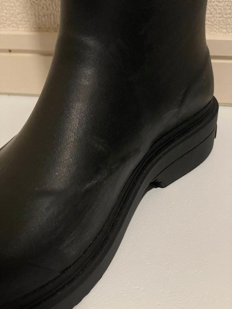 CHANEL シャネル レインブーツ ロングブーツ ブラック 41 正規品 箱付