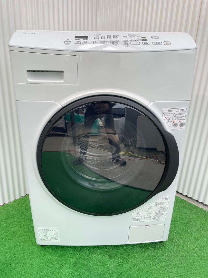 858 アイリスオーヤマ 8kg ドラム式洗濯乾燥機 温水ヒーター シワ取り搭載