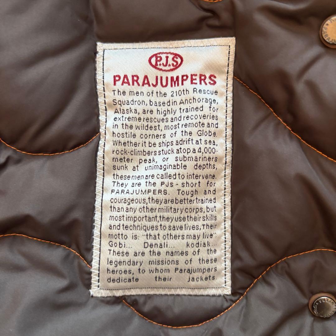 【希少XL】PARAJUMPERS パラジャンパーズ 高級ダウン ライナー着脱可