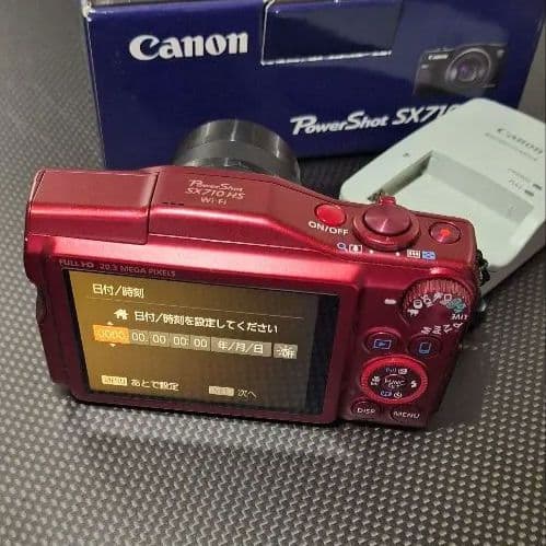 Canon PowerShot SX710 HS レッド 本体