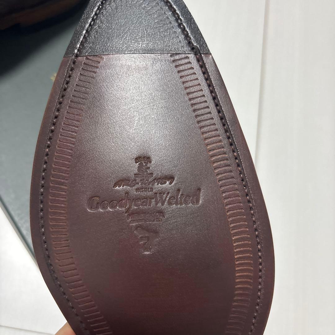 専用（新品未使用）756 DBR スコッチグレイン ビジネスシューズ