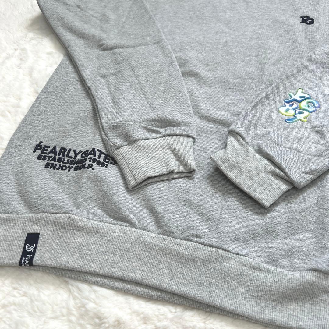 PEARLYGATES35周年トレーナーサイズ6グレー