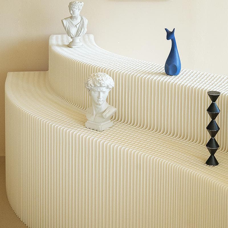 ディスプレイラック 二層式展示台 店舗用品 陳列台長さ2-3ｍ高さ98㎝総幅40