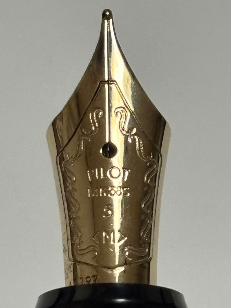 美品 パイロット PILOT カスタム74 万年筆 14k585 5 〈M〉