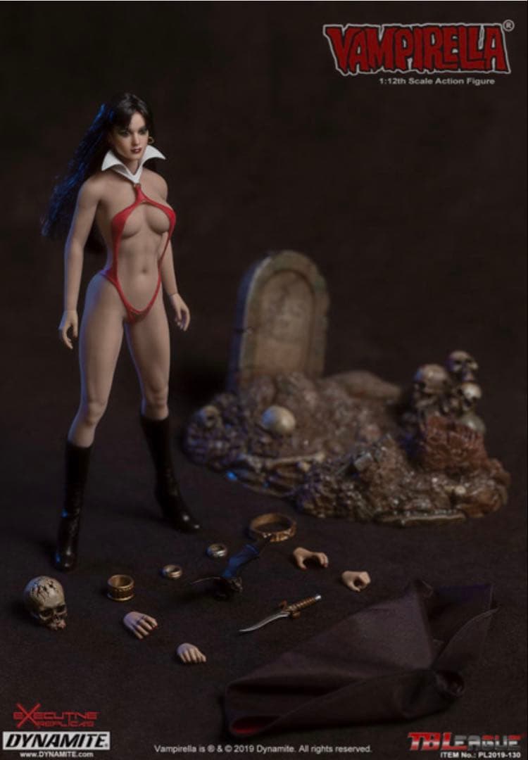 TBLeague1/12スケール シームレス女性ボディフィギュア ヴァンピレラ