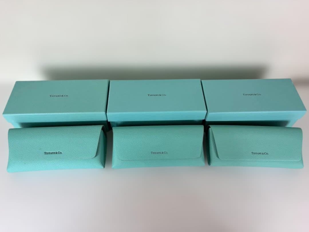 TIFFANY　ティファニー　空メガネケース、空箱　3セット　新品自宅保存品
