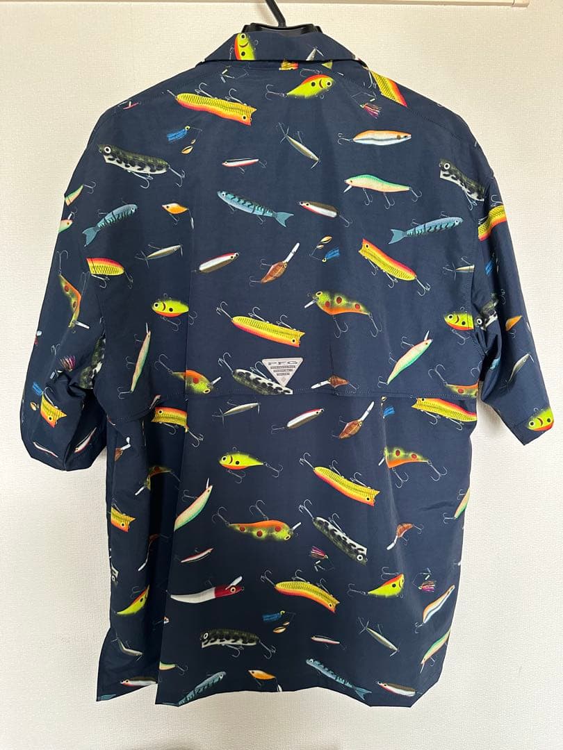 コロンビア×ビームス 別注 PFG ルアー柄 シャツ Mサイズ