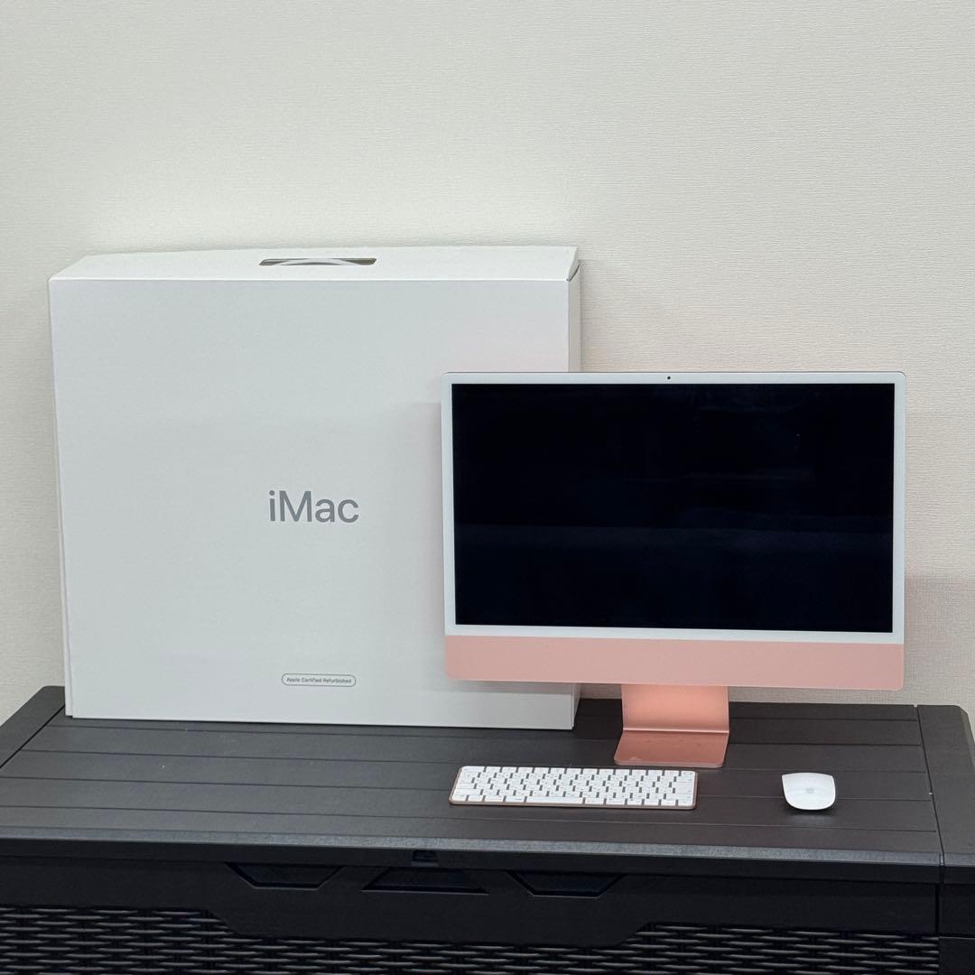 iMac M3 メモリ24GB/1TBストレージ Apple整備済み品 ピンク