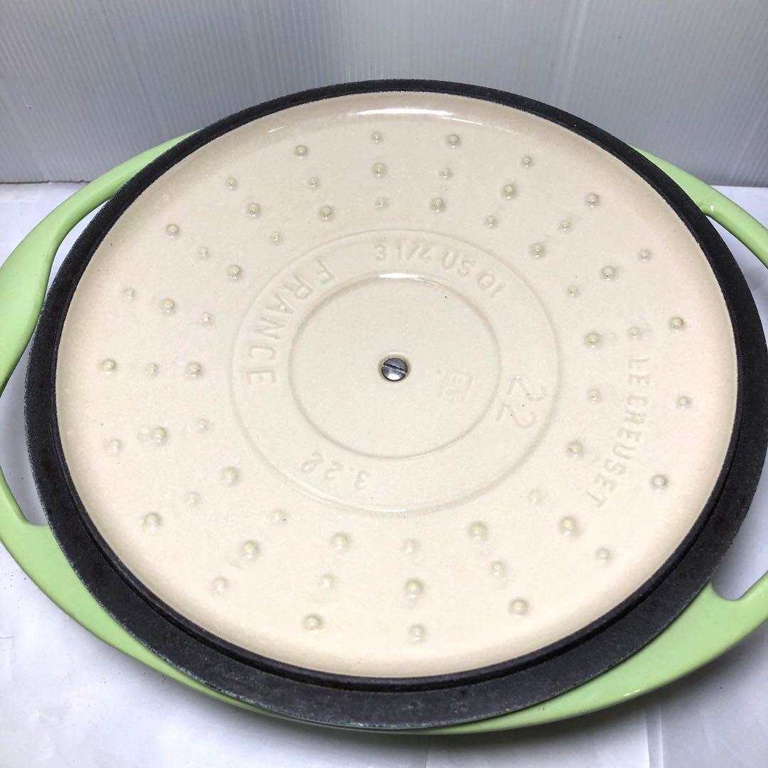 ル・クルーゼ　22cm 両手鍋　陶器オーブンウェア