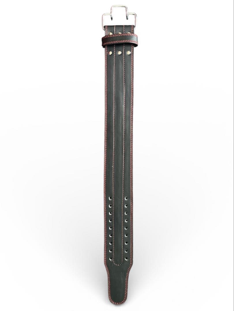 フックバックルベルト13mm極厚ハード仕上げ　Sサイズ