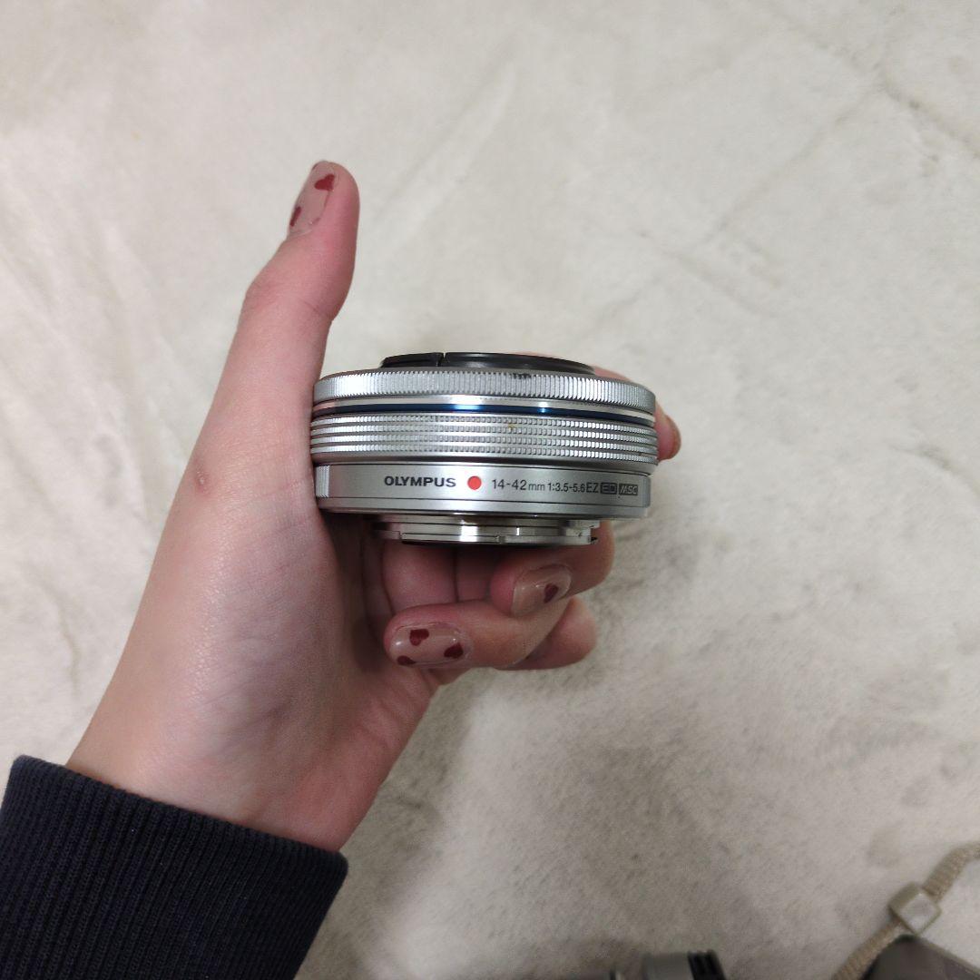 OLYMPUS E-PL9 レンズ2個付 9点セット ブラウン 初心者カメラ