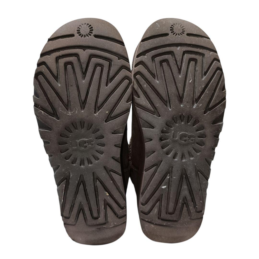 アグ　クラシック ミニ プラットフォーム24㎝　ブラウン　厚底　ファー　ムートン