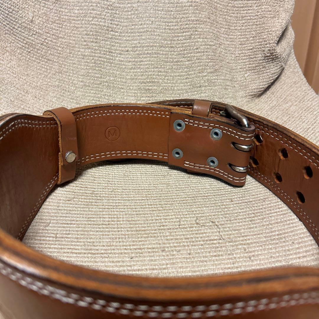 ゴールドジム(GOLD`S GYM) プロレザーベルト サイズ M