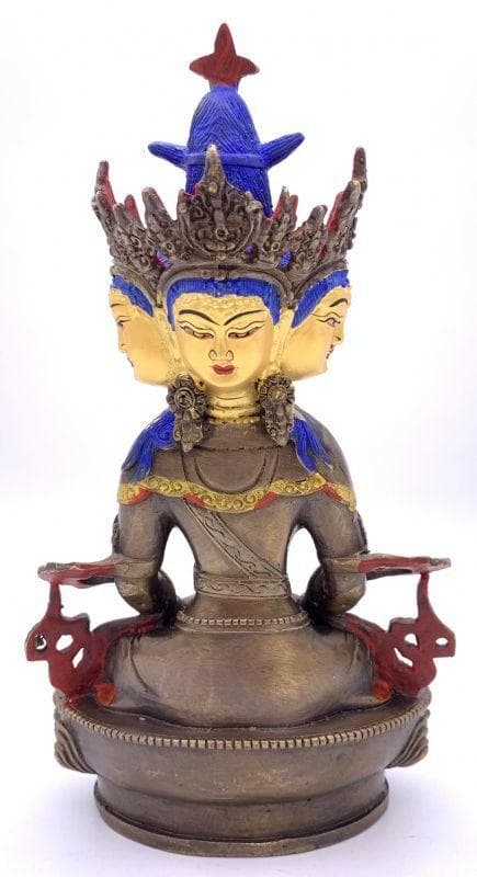 ◆ 希少！！◆四面大日如来（ヴァイローチャナ）像◆仏教　チベット-S