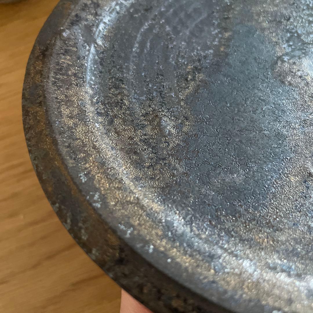 希少　姫野翔太　金彩シリーズ3点セット ケーキ皿　お猪口　ぐい呑み