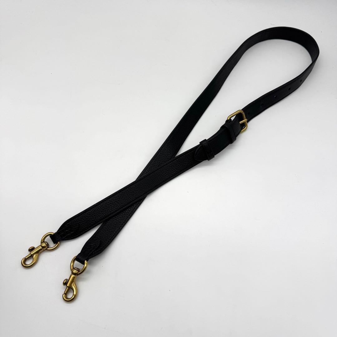 コーチ C0823 ウィロウ ショルダーバッグ カメラバッグ ブラック レザー