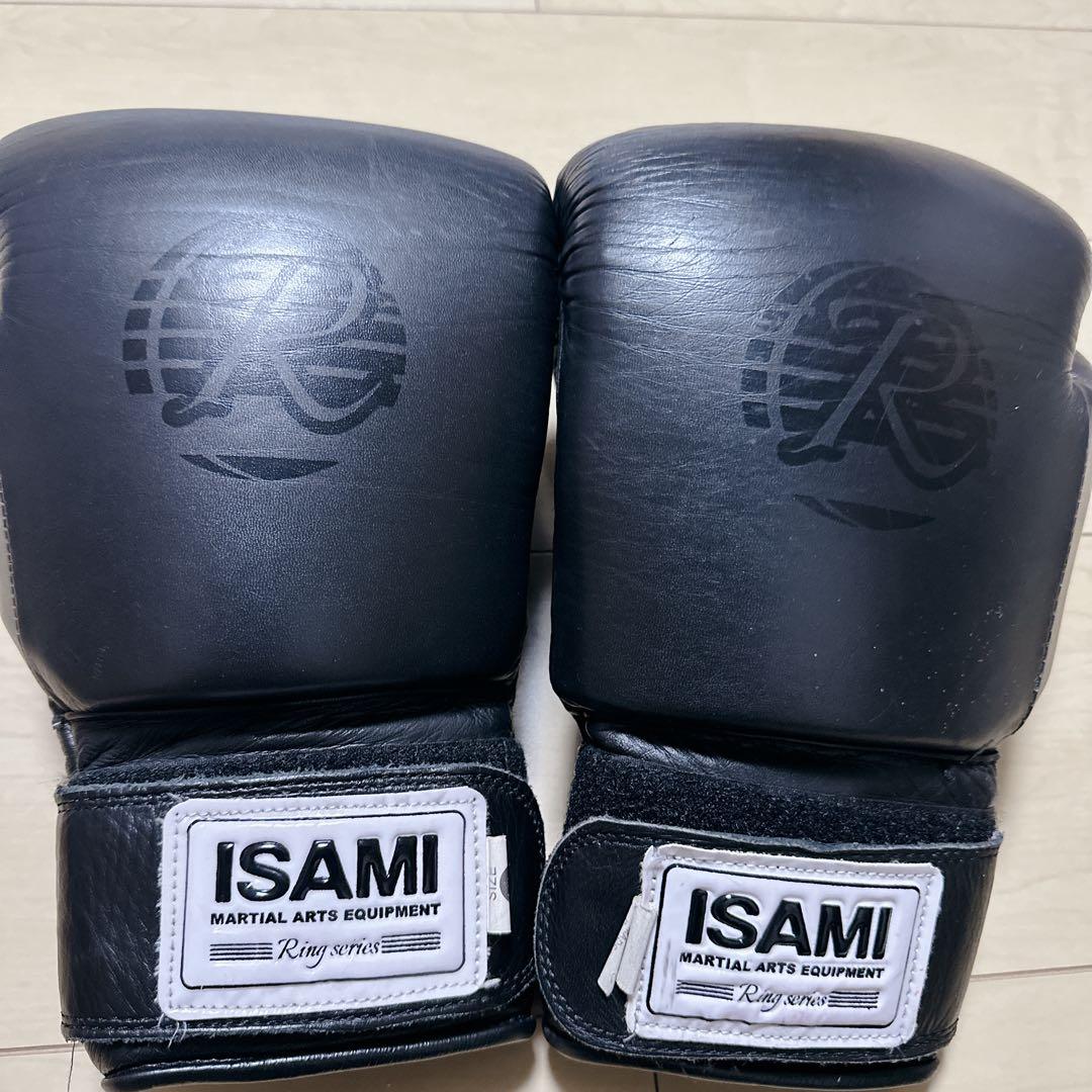 ISAMI イサミ ボクシンググローブ 14oz ヘッドギア Lサイズ