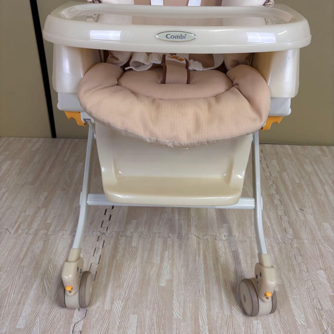 ☆ハローキティ☆　希少・美品　コンビ　ハイローベッド＆チェア　極上クリーニング済