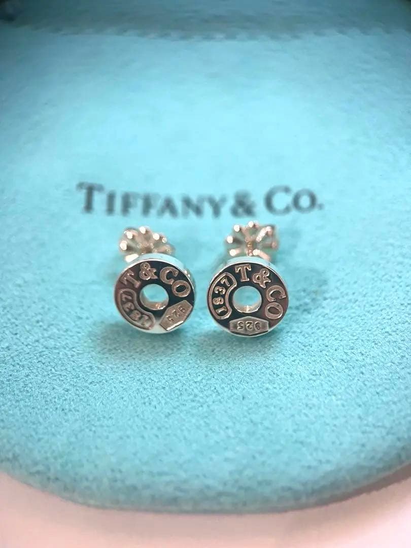 【美品】Tiffany & Co. サークルピアス