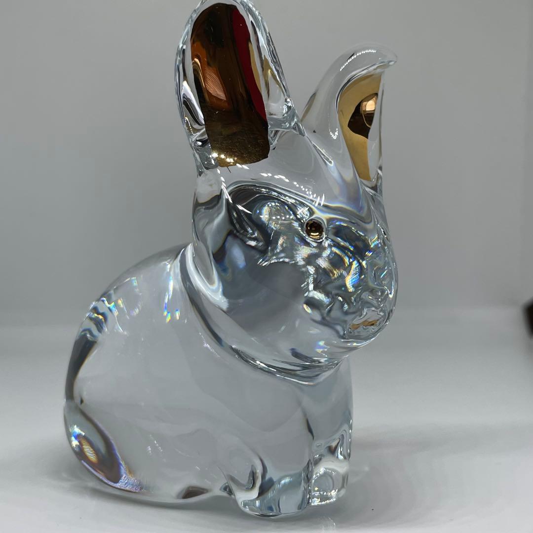 バカラ ミニマルズ うさぎ クリスタル 置物 箱付
