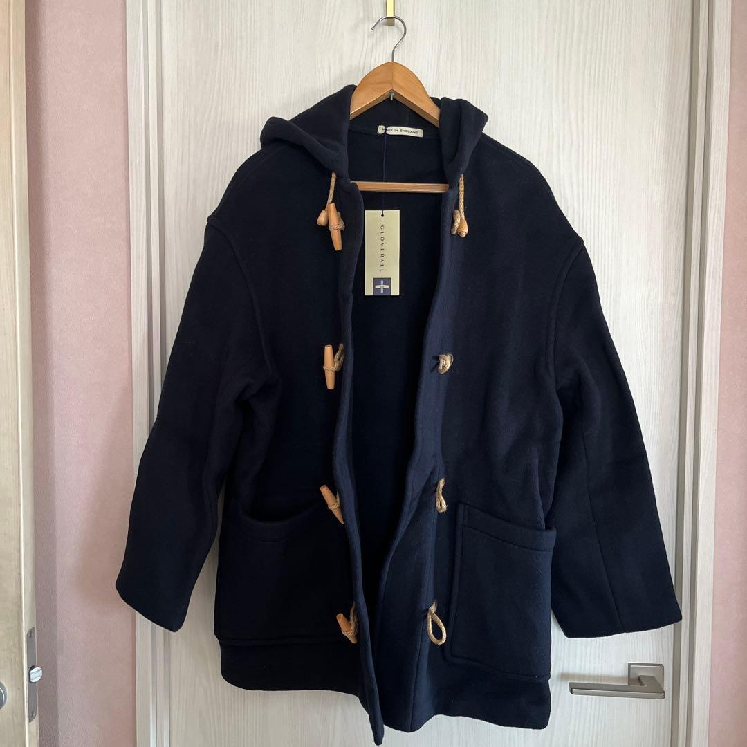★GLOVERALL★★90,sデッドストック★ショートダッフル★NAVY★38