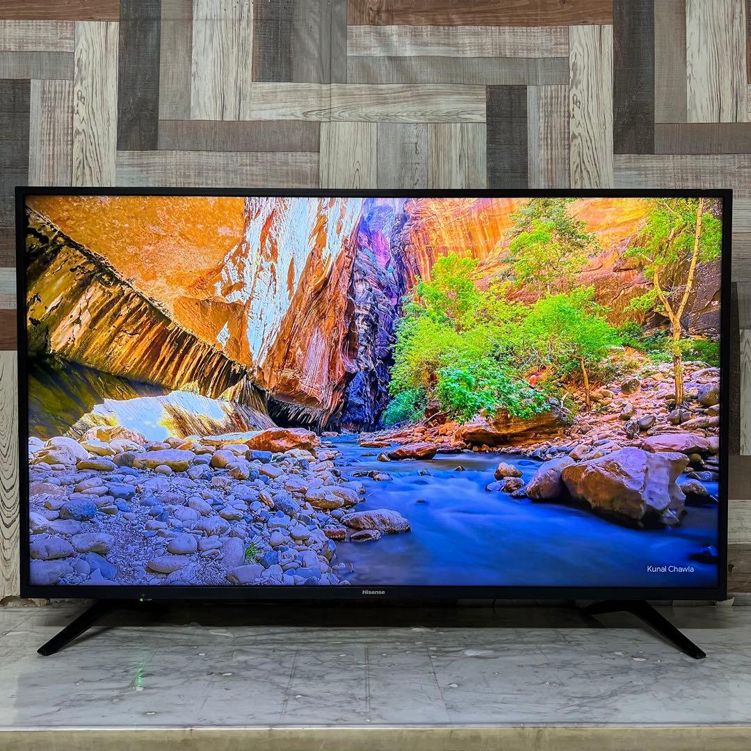 全国送料込❣️ハイセンス50型4K液晶テレビWチューナー外付けHDD録画