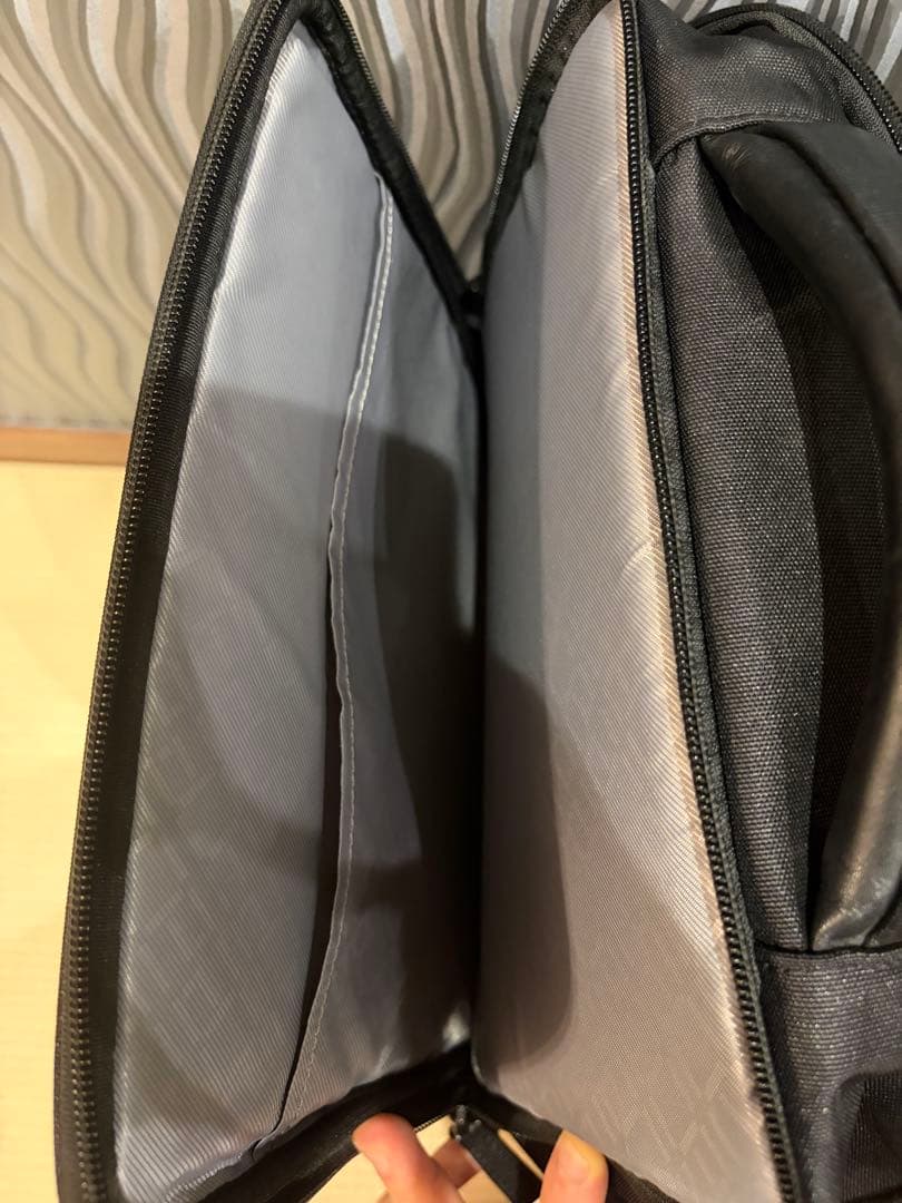 [エースジーン] ビジネスリュック コーデュラナイロン×本革 デュラテクト2