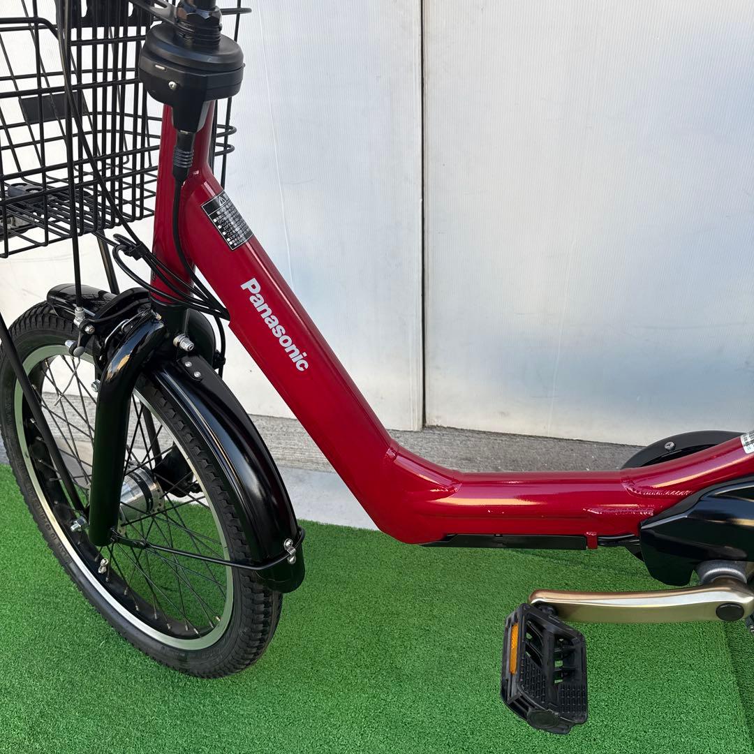 Panasonic電動アシスト自転車20インチ レッド【引き取り限定】