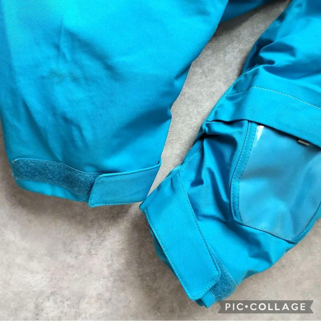 美品 デサント Move Sport ジュニアスキーウェア 150 上下　アクア