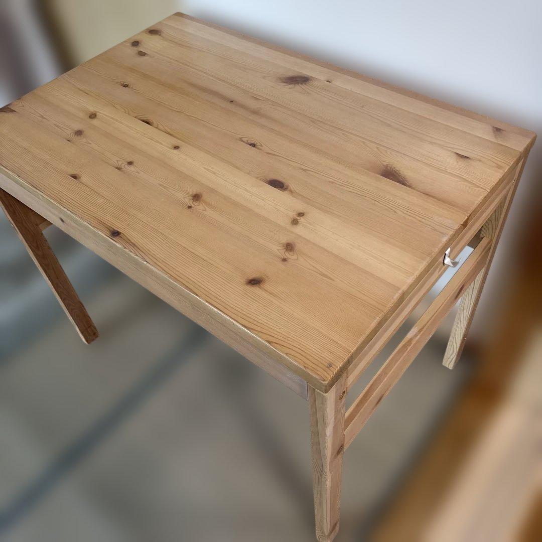 無印良品 パイン材デスク デスクワゴンセット2