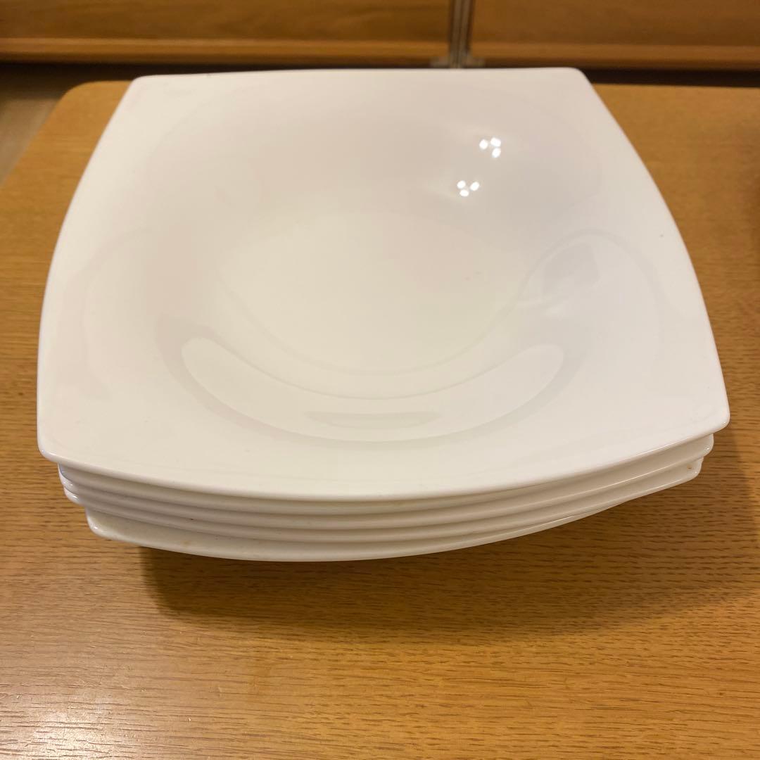 Narumi ボーンチャイナ皿 約25cm×5枚セット