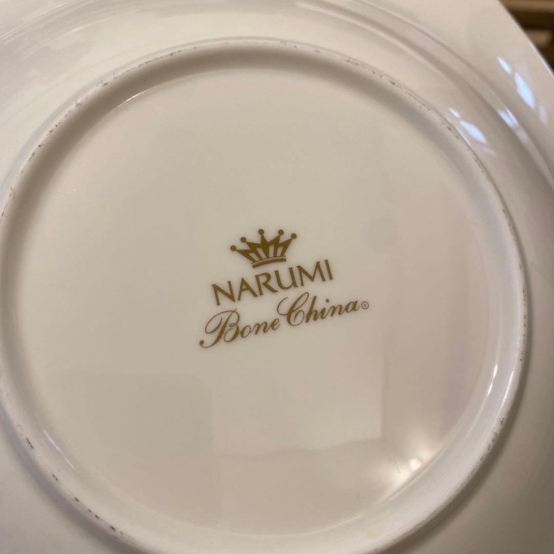 Narumi ボーンチャイナ皿 約25cm×5枚セット