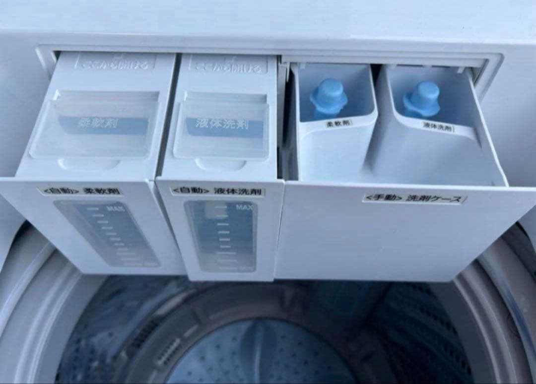 【高年式】2021年式 7kg e angle 洗濯機 ANG-WM-B70-W